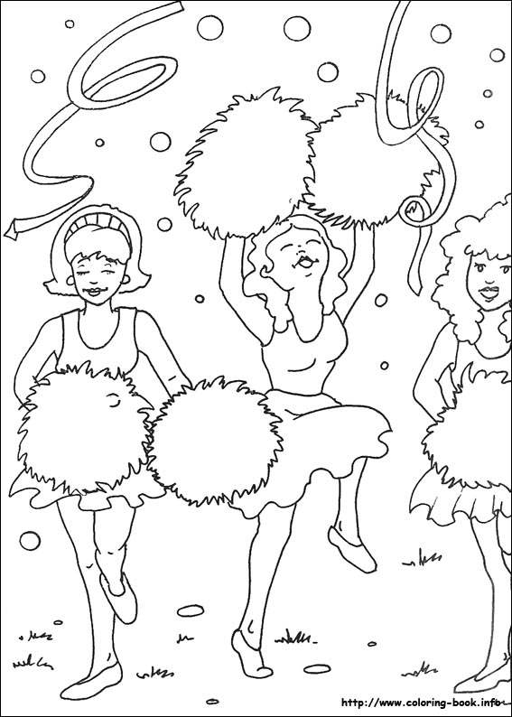 Plansa de colorat cu Carnaval 9 78
